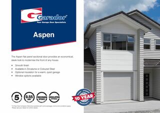 Aspen™ - Flat Panel Sectional Door