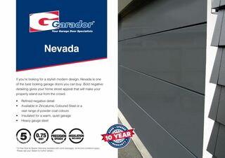 Nevada - Negative Detail Sectional Door