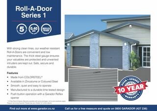 Series 1 - Roll A Door
