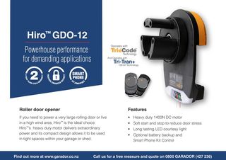 Garador™ GDO-12 Hiro