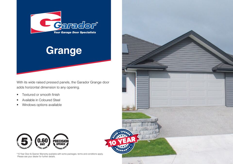 Grange™ - Pressed Panel Sectional Door